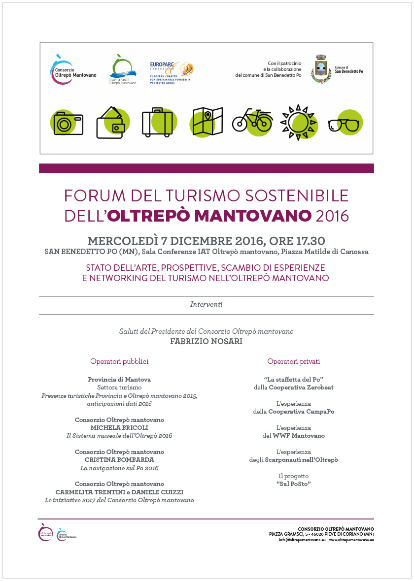 Forum del Turismo Sostenibile dell’Oltrepò mantovano 2016