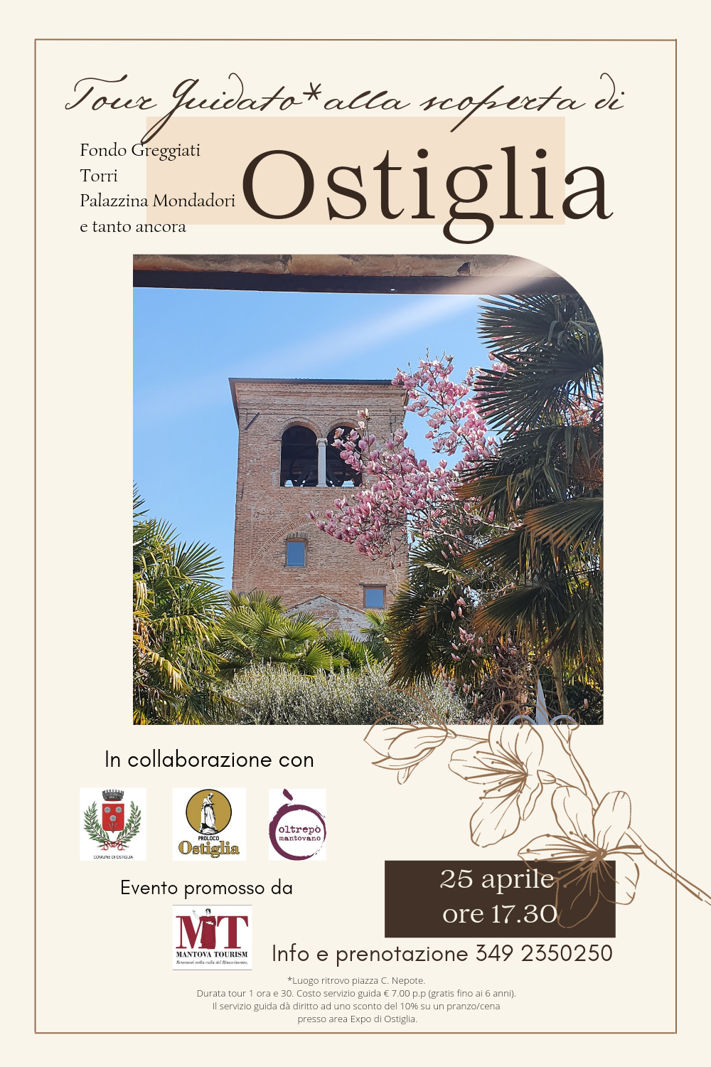 tour guidato di Ostiglia