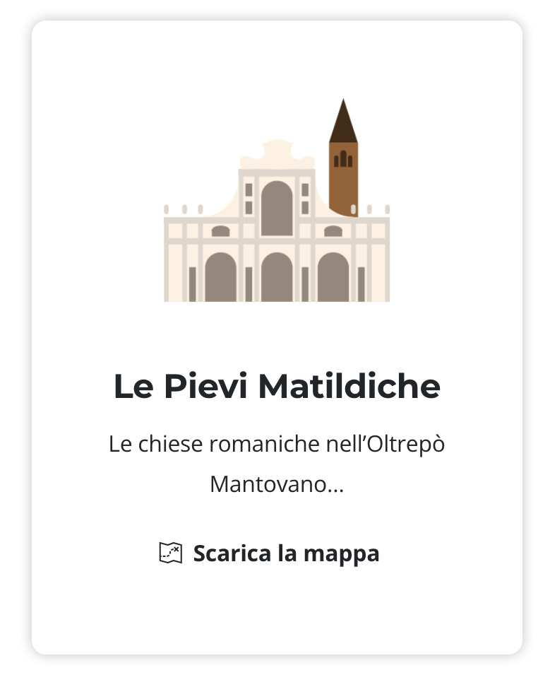 Mappa delle Pievi matildiche
