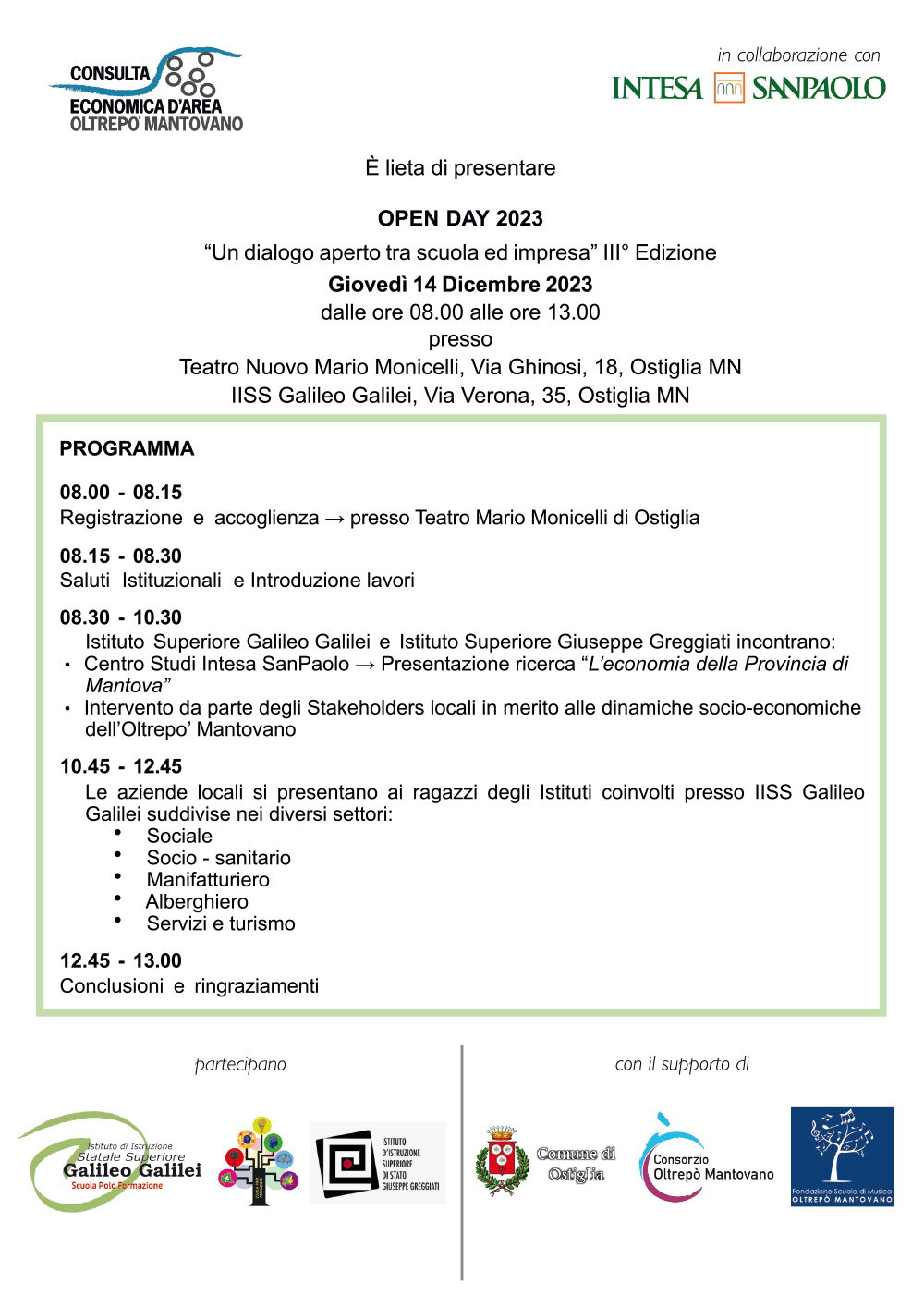 Open Day Ostiglia